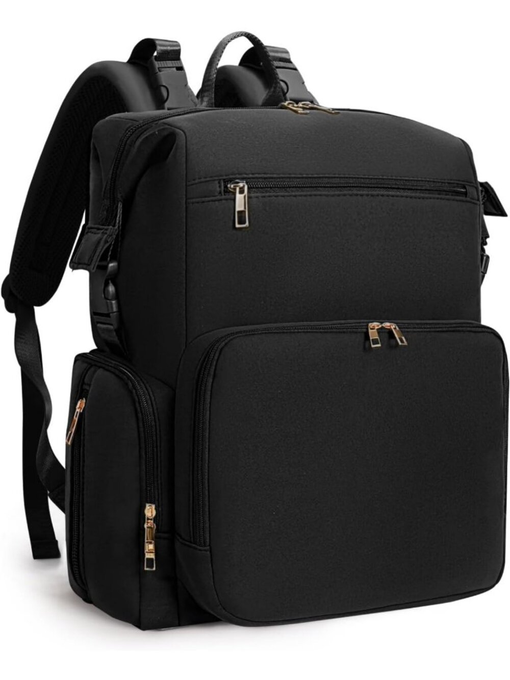 Stylish Neoprene Diaper Bag Backpack with Changing Pad & Insulated Pockets
